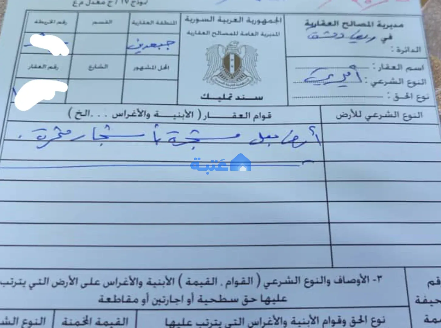 أرض زراعية 5000 متر مربع للبيع